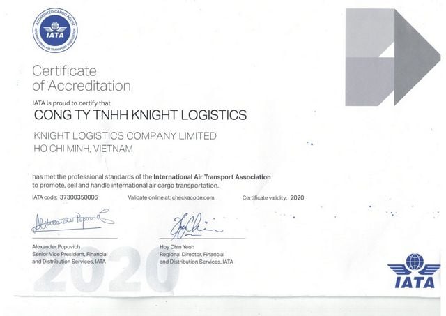  - Chi Nhánh Hải Phòng - Công Ty TNHH Knight Logistics